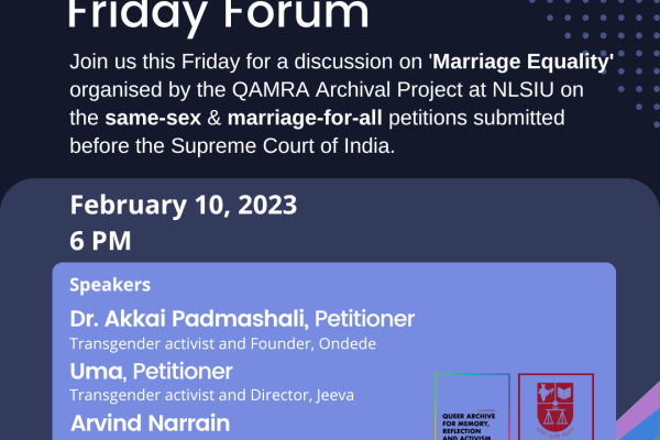 Friday Forum (10th February)